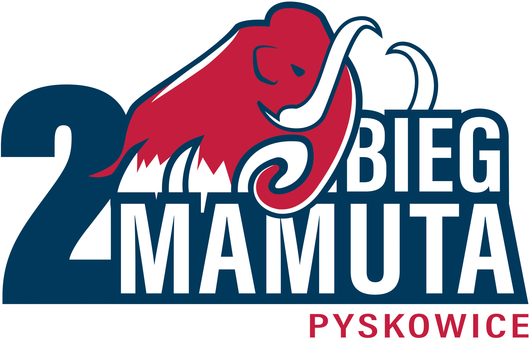 Logo 2. Pyskowickiego Biegu Mamuta