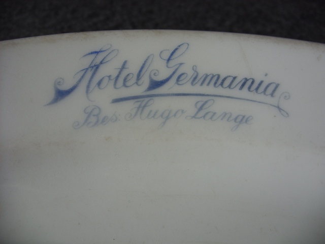 The dish from Germania Hotel - a close-up