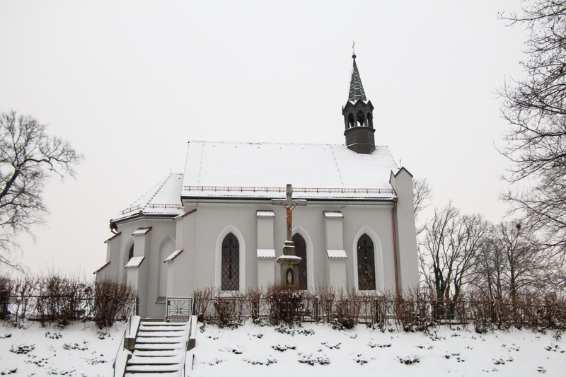 Kościół św. Stanisława zimą