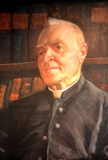 Portret ks. Johannesa Chrząszcza autorstwa Lukasa Mrzygloda, zbiory Muzeum w Gliwicach