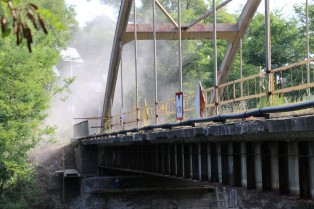 Remont mostu Nad Kanałem Gliwickim