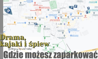 Mapa parkingów w okolicy Rynku i Parku Miejskiego