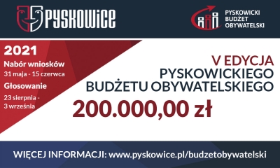 200 tys. zł w Pyskowickim Budżecie Obywatelskim