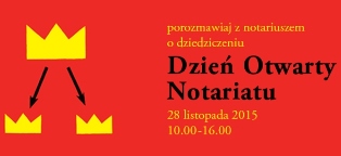 Dzień Otwarty Notariatu - plakat